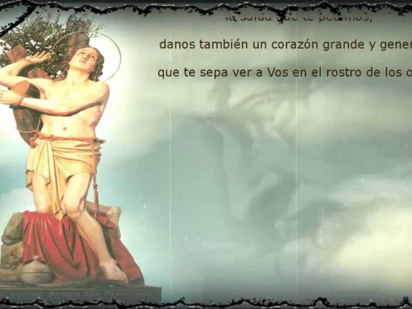 La poderosa imagen de San Pantaleón con oración: un símbolo de fe y sanación