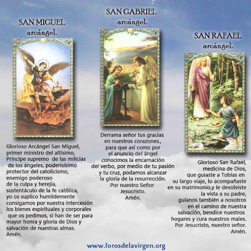 La poderosa oración a los tres arcángeles: San Miguel, Gabriel y Rafael