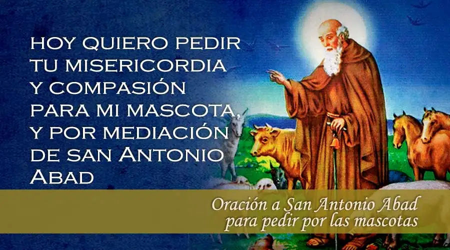Oración a San Antón: El protector celestial de los animales