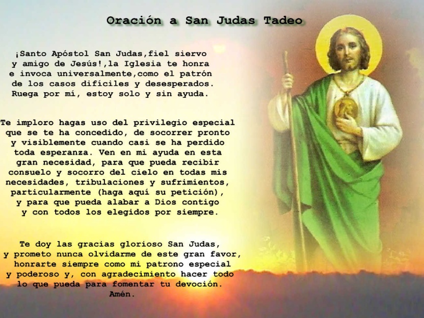 Oración a San Judas Tadeo: La devoción en Sevilla