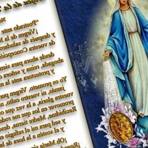Poderosa oración a la Virgen de la Medalla Milagrosa para pedir un favor divino